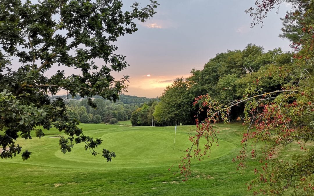 Golf Course Sun Set Devon
